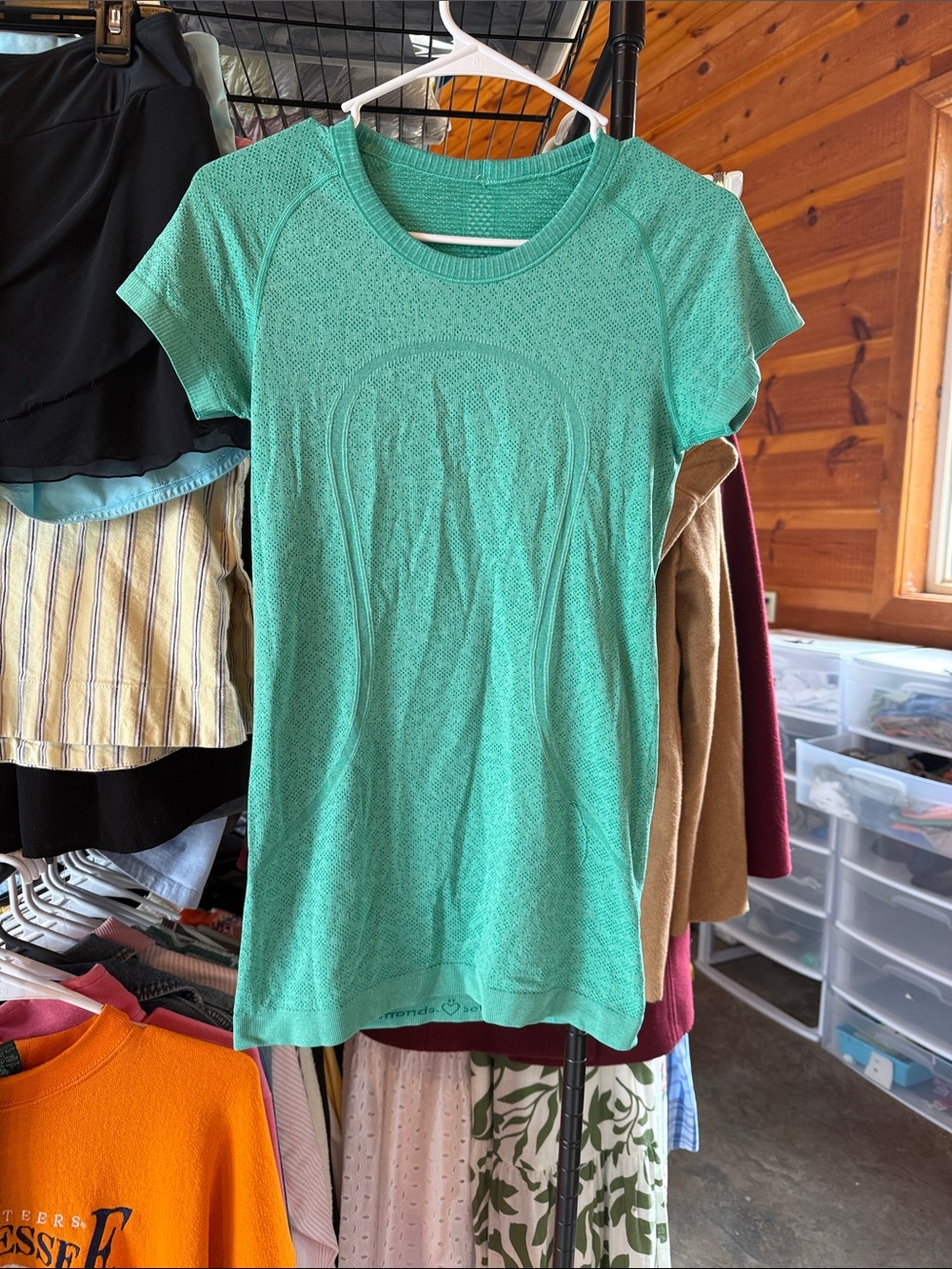 lululemon athletica Mint Green Short-Sleeve Women's Tee